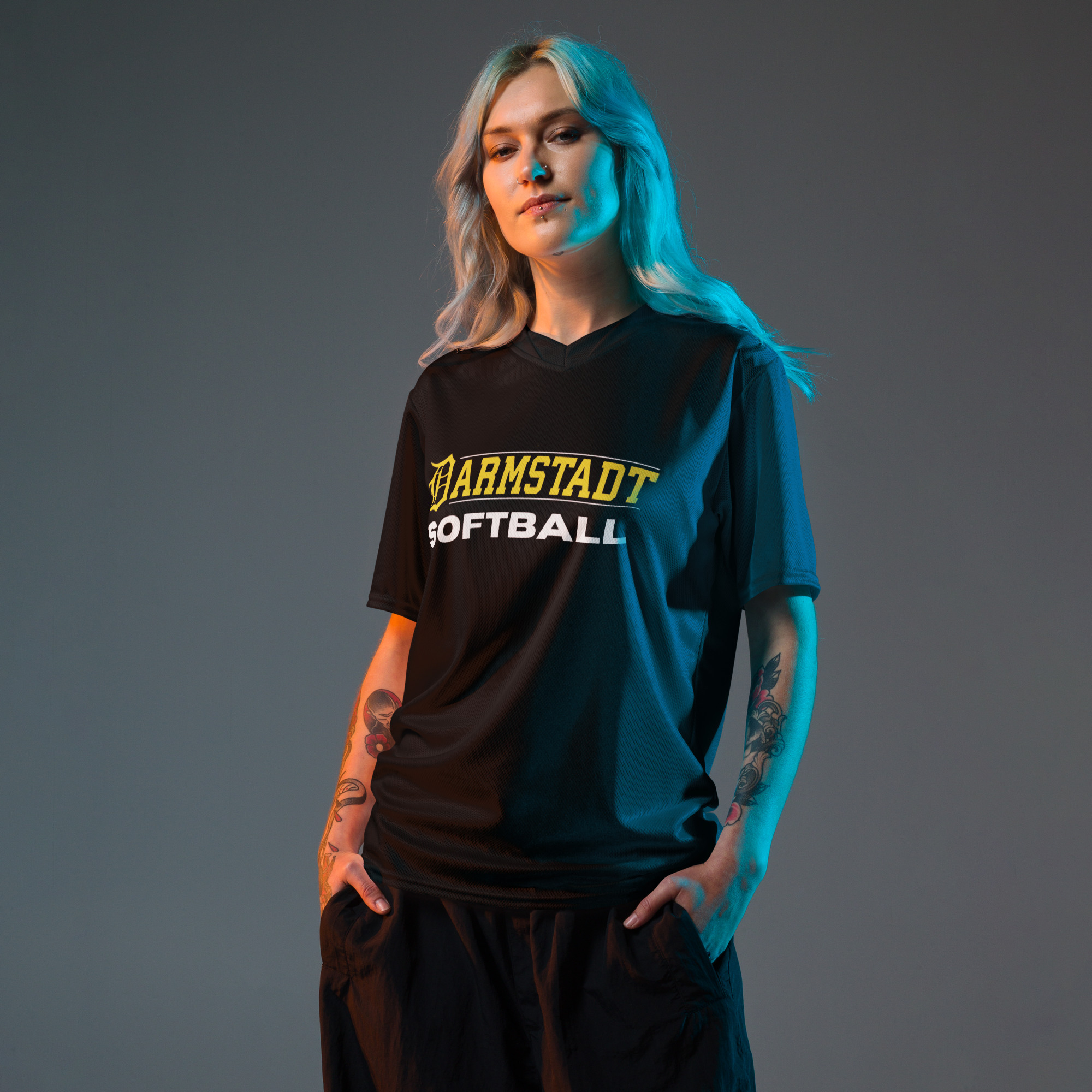 Unisex-Shirt mit Allover-Druck Softball