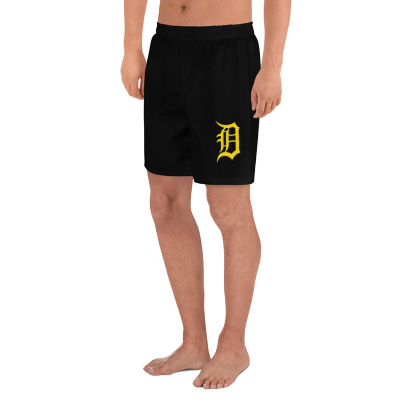 Lange Unisex Sport-Shorts mit Allover-Druck – Bild 3