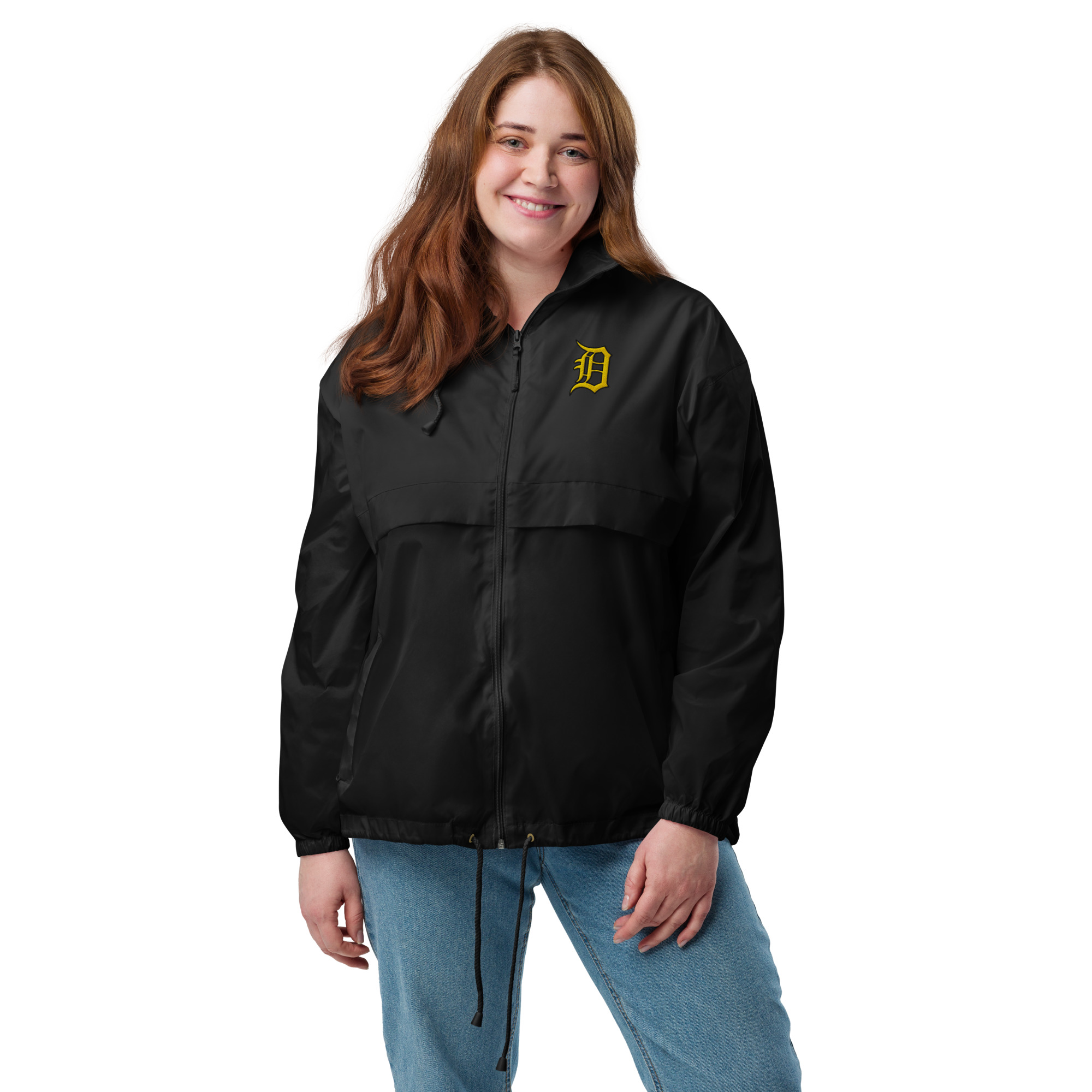 Basic-Unisex-Windbreaker D Stick – Bild 3