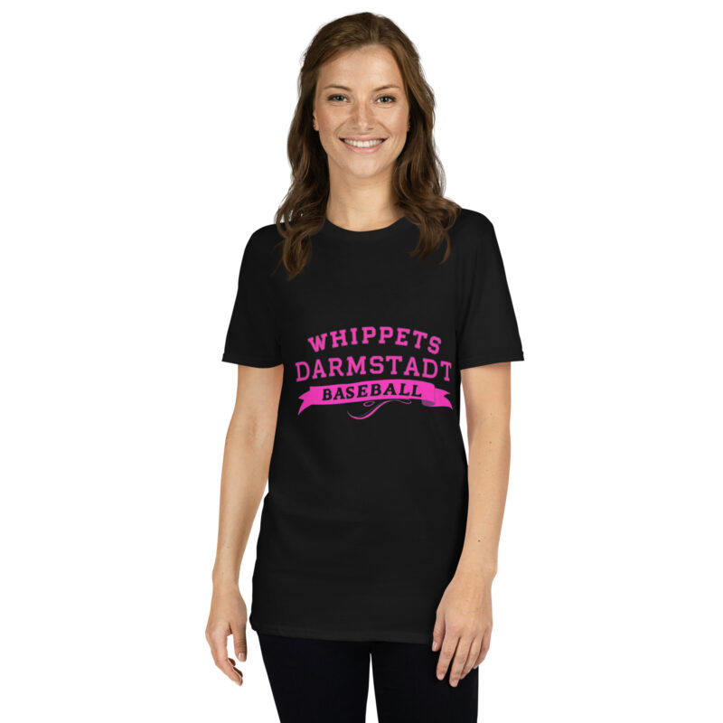 Unisex-T-Shirt Pink Whippets