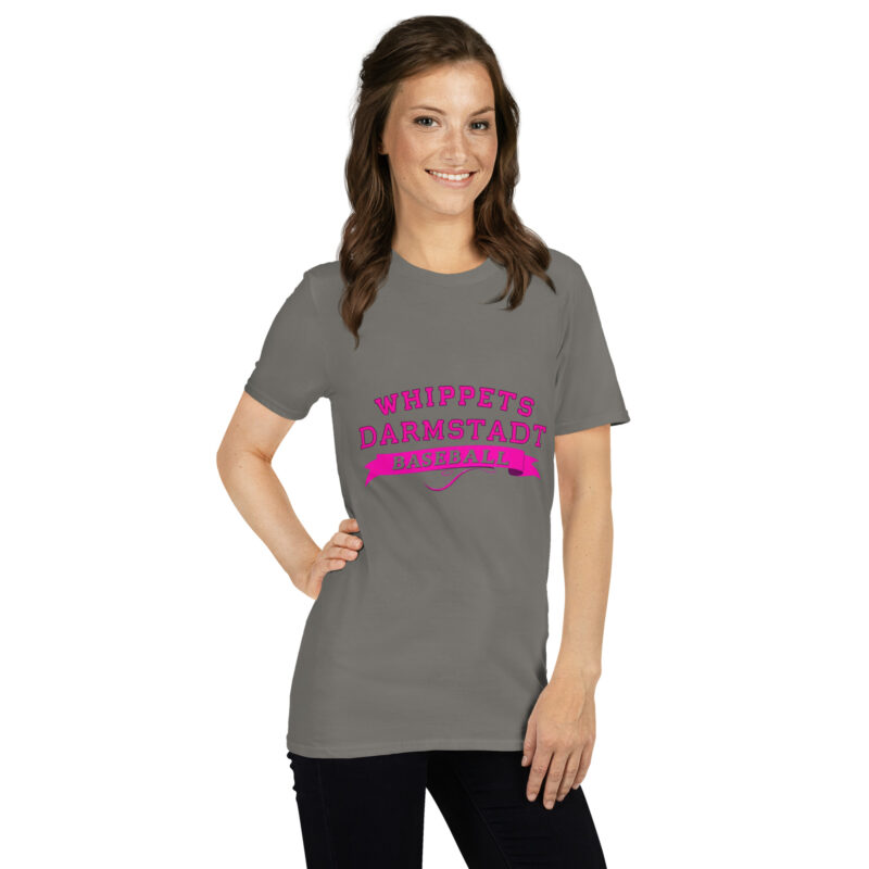 Unisex-T-Shirt Pink Whippets – Bild 42