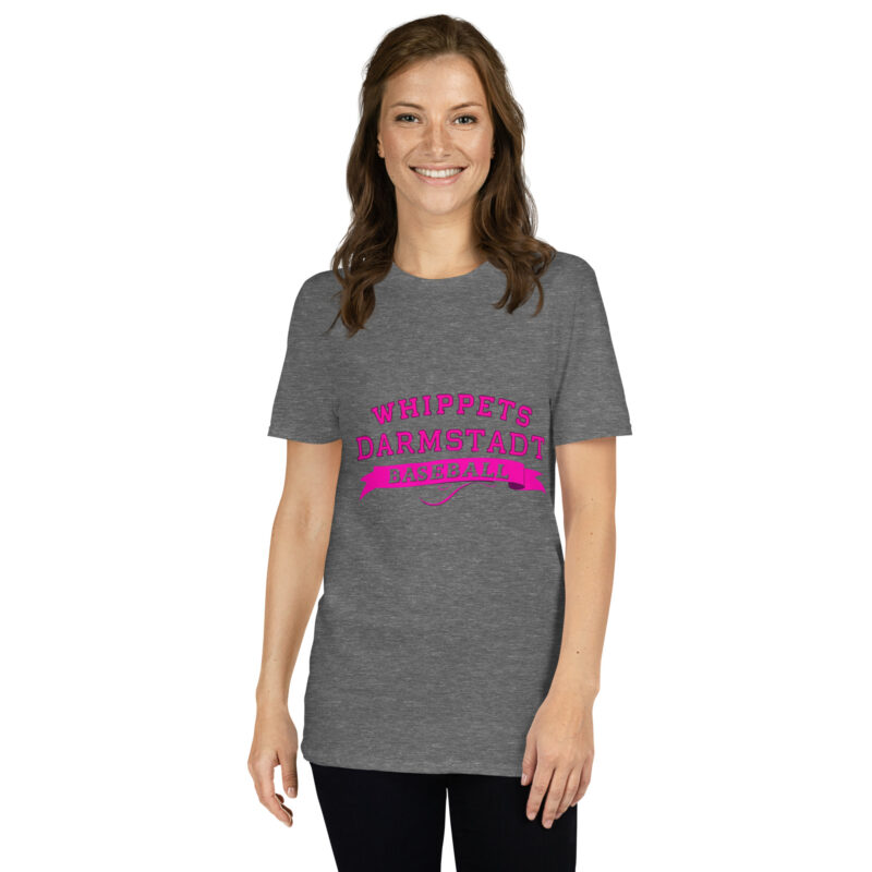 Unisex-T-Shirt Pink Whippets – Bild 25