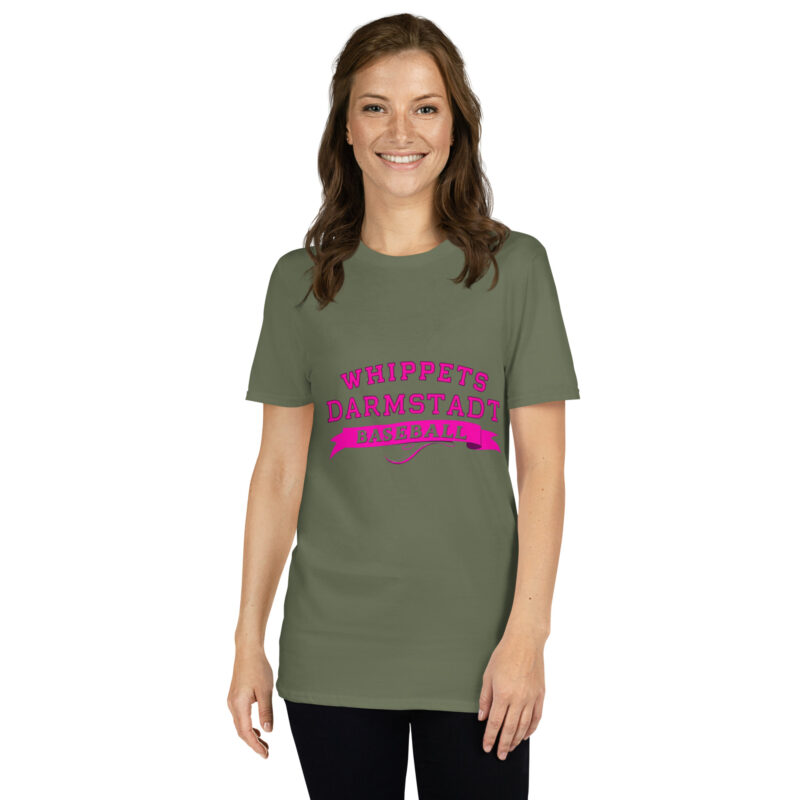 Unisex-T-Shirt Pink Whippets – Bild 31