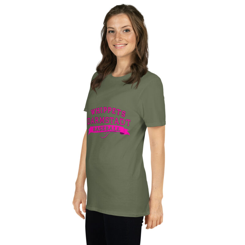 Unisex-T-Shirt Pink Whippets – Bild 34