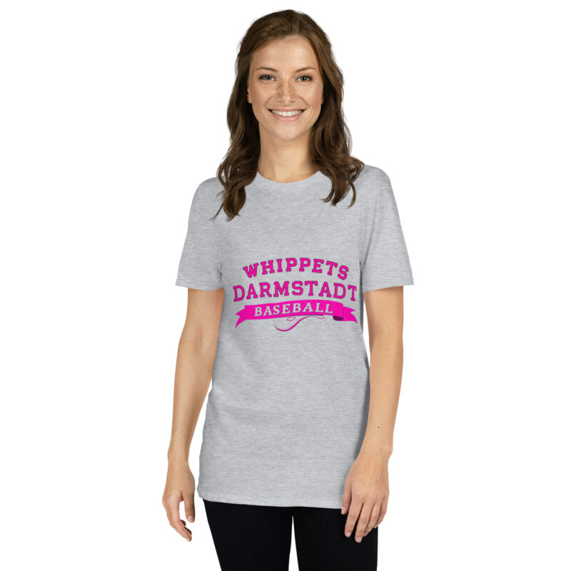 Unisex-T-Shirt Pink Whippets – Bild 55