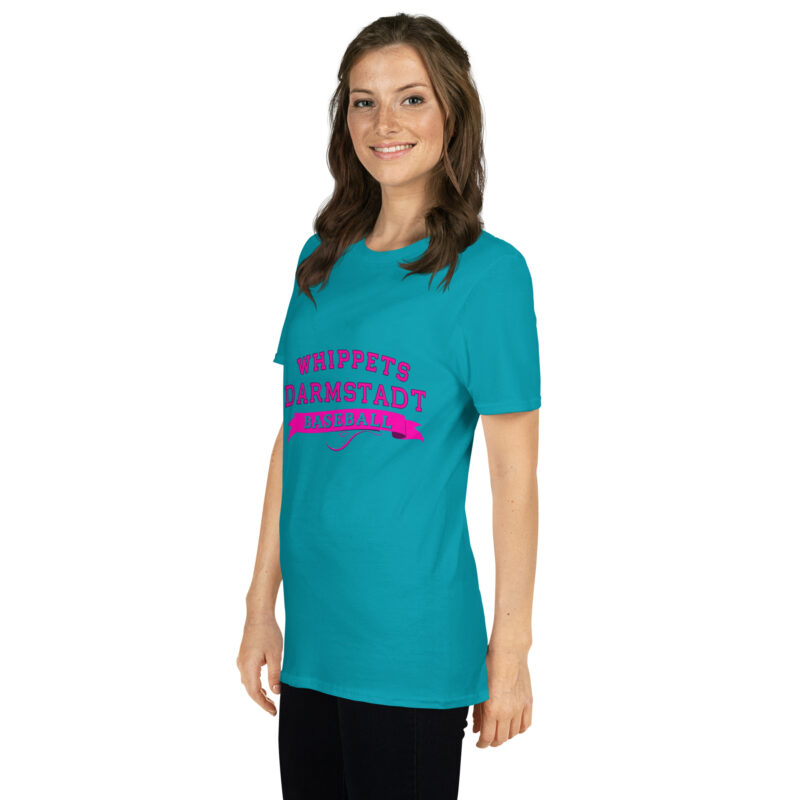 Unisex-T-Shirt Pink Whippets – Bild 47